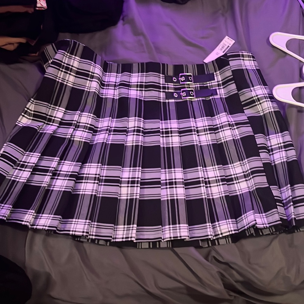 Black and white skirt